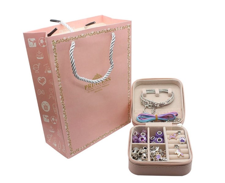 Charm Bracelet Advent Calendar for Girls DIY Bracelet set Countdown to Christ Carousel 1