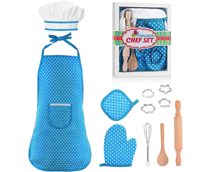 Boys Gifts Age 3-6 , Cooking and Baking Set Chef Set for Little Boys Toys for Carousel 1