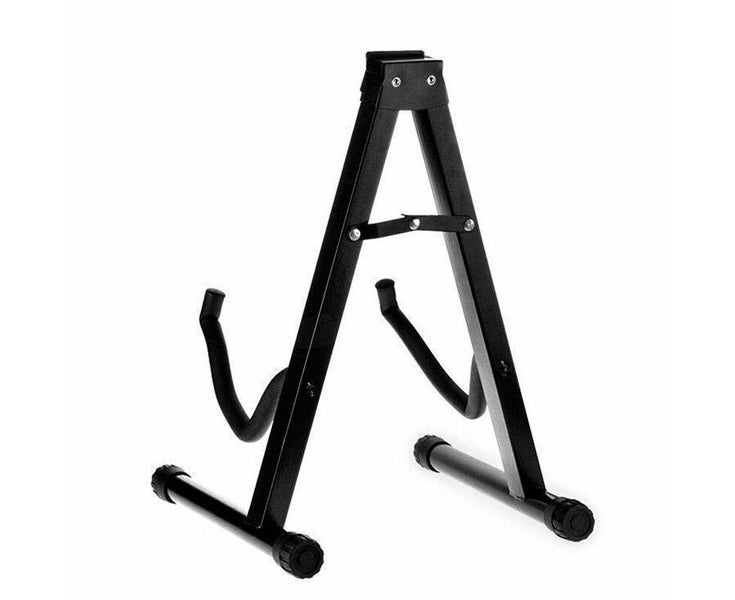 Folding Guitar Stand Floor Rack Electric Acoustic Bass Gig Holder Carousel 1