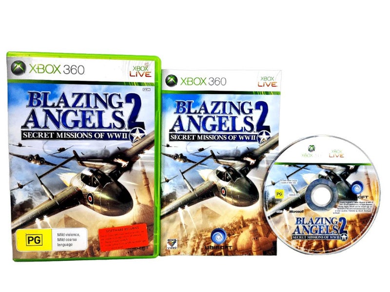 Blazing Angels 2: Secret Missions of WWII (WW2) Xbox 360 *EXCELLENT & COMPLETE* Carousel 1