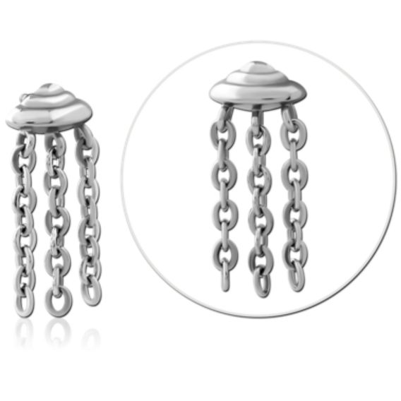 UFO with Chains Labret. Carousel 1