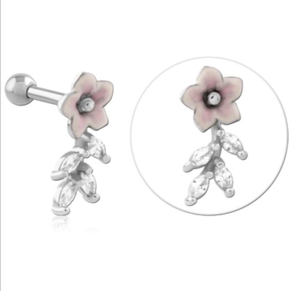 Enamel Flower Tragus. Carousel 2
