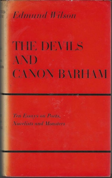 The Devils And Canon Barham by Edmund Wilson64238002529155111
