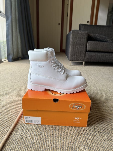 Lugz White Timberland Style Convoy Boot Size 1163851562610818110