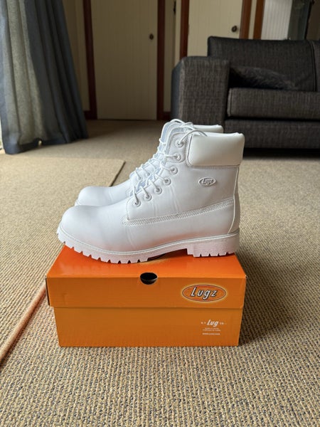Lugz White Timberland Style Convoy Boot Size 1163851562610818113