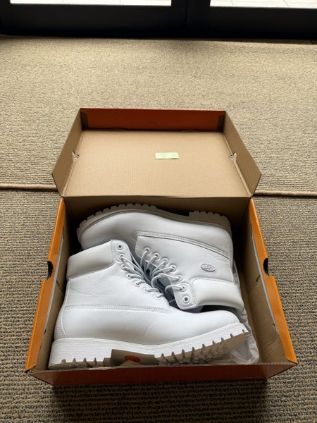 Lugz White Timberland Style Convoy Boot Size 1163851562610818111