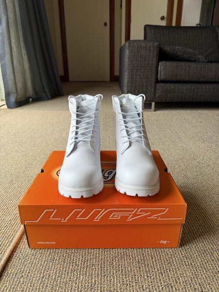 Lugz White Timberland Style Convoy Boot Size 1163851562610818114