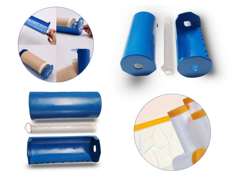 Pre Taped Masking Film Dispenser Carousel 2