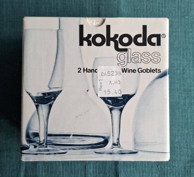 2 sets of Boxed Crown Crystal Glass - from the Kokoda range by Fred Tunnicliffe64244645686273110