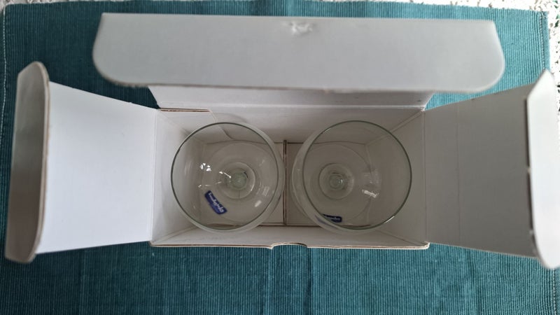 2 sets of Boxed Crown Crystal Glass - from the Kokoda range by Fred Tunnicliffe64244645686273111