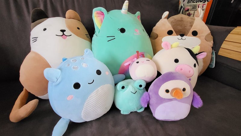 eight Squishmallows toys Carousel 1