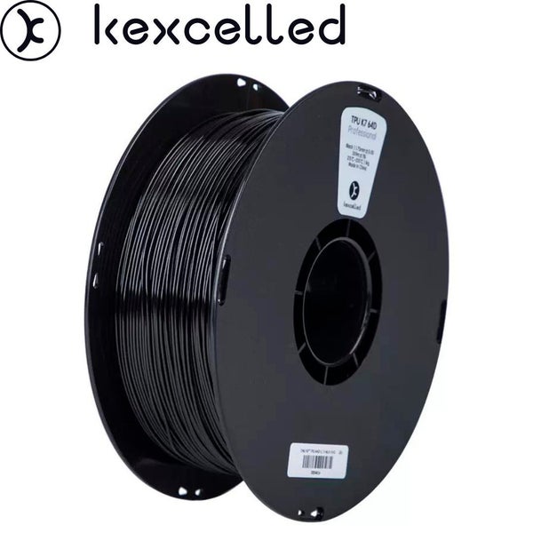 Kexcelled THE K8™ TPU 64D 3D Printer Filament Black Carousel 1