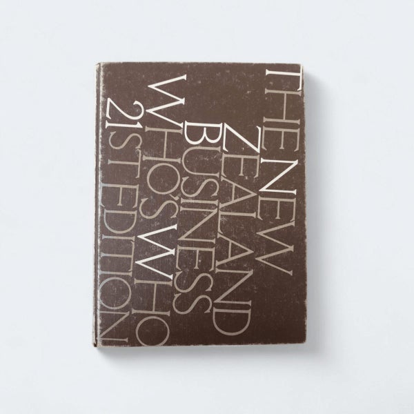 The New Zealand Business Who's Who (21st Edition) - Compilation64483334143106110