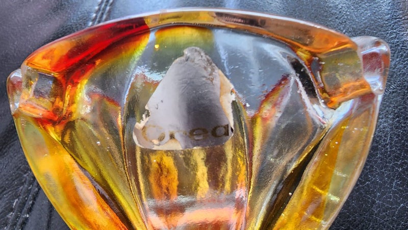 ~" Oread Mid Century Art Glass Bowl "~ Carousel 12