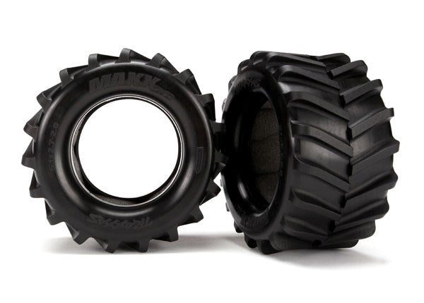 Traxxas 6770 - Tires Maxx 2.8'' (2)/ Foam Inserts (2) Carousel 1
