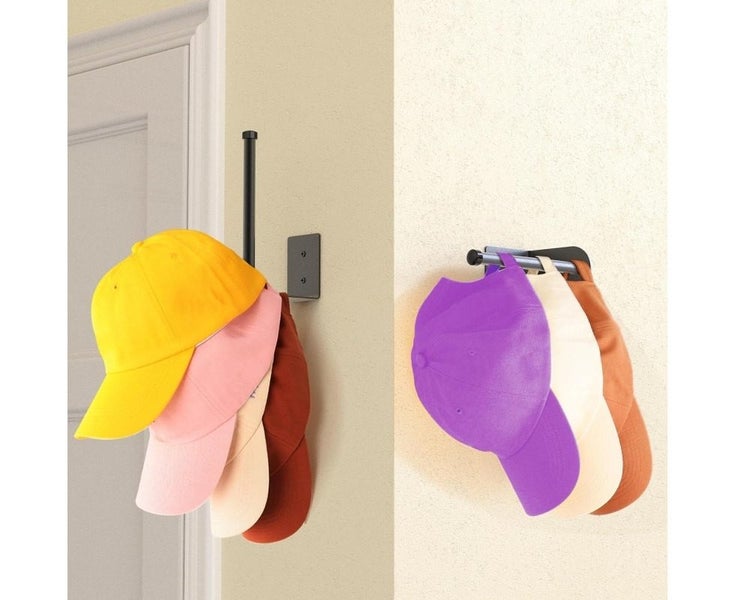 Hat Racks for Baseball Caps Stainless Steel Hat Organizer for Baseball Cap Ha Carousel 5