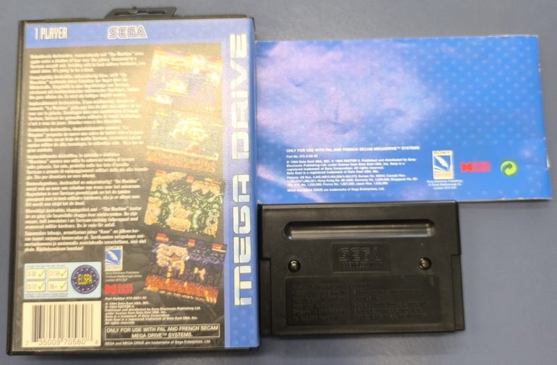 Mega Turrican Sega Mega Drive SMD Very Nice Condition Complete Carousel 2
