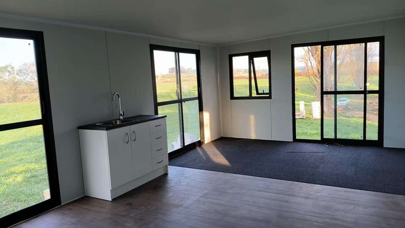 Portable cabin kitset -18 sqm-white colour Carousel 2