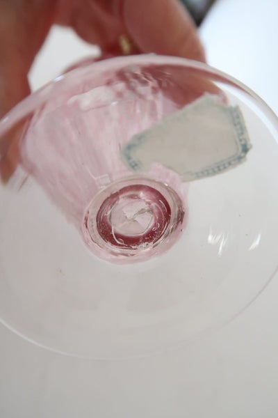 ***VINTAGE PINK GLASS HAND BLOWN JUG MURANO*** Carousel 4