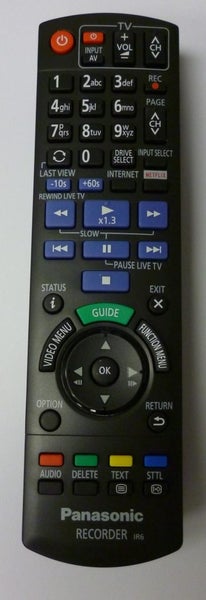 Panasonic N2QAYB001076 Blu-ray Recorder Remote Carousel 1