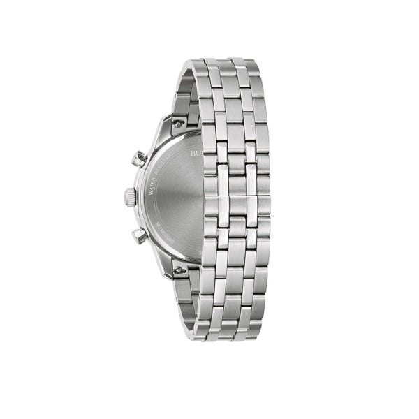 Bulova Sutton Chronograph Silver Tone Dial Carousel 2