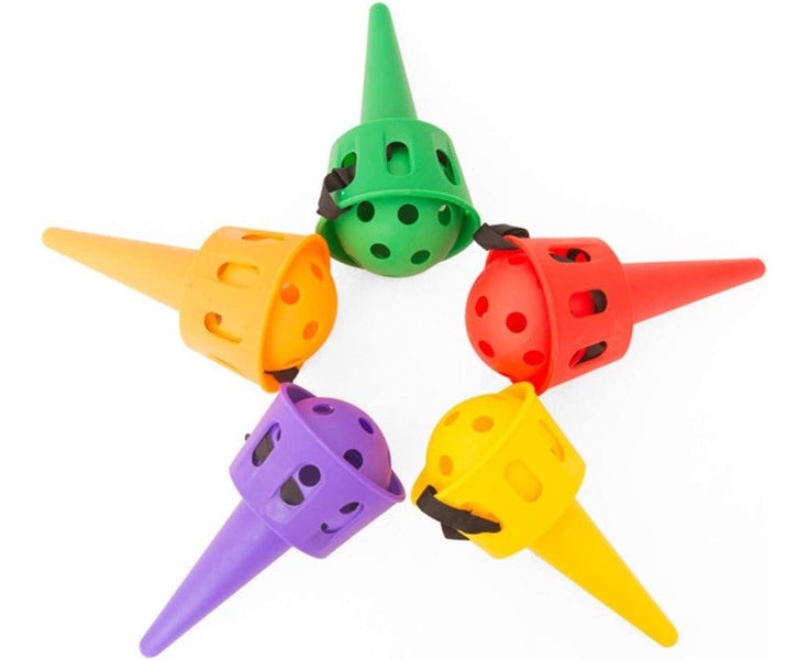 2Pcs Cup And Ball Game Mini Catch Ball Toy Ball Catching Cup Hand Eye Coordin Carousel 2