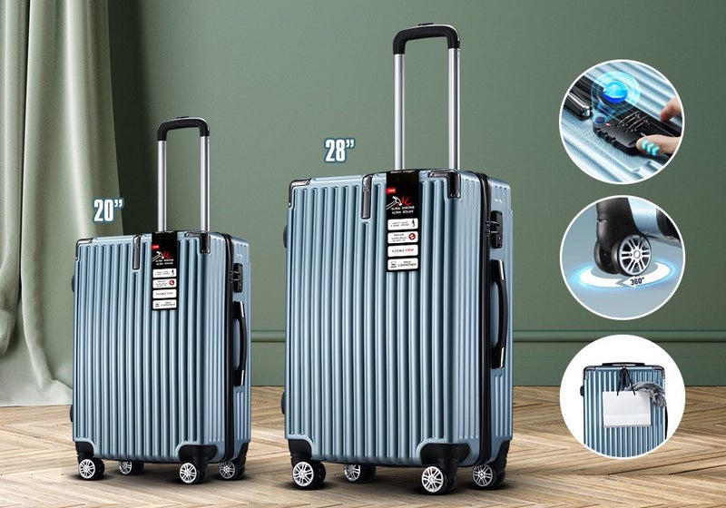 Luggage Set Ice Blue Carousel 2