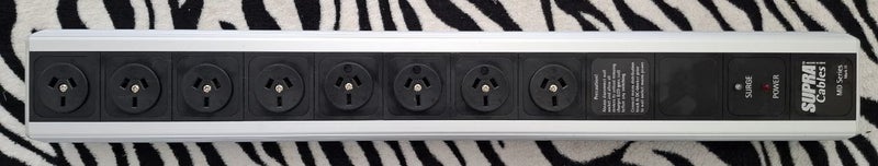 SUPRA LORAD 8 WAY MAINS POWER BLOCK - DC BLOCKER - NOISE FILTER - SURGE PROTECT Carousel 1