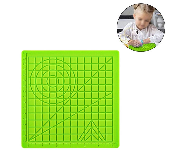 3D Printing Pen Silicone Mats with Basic Template,3D Pen Drawing Pad Carousel 2