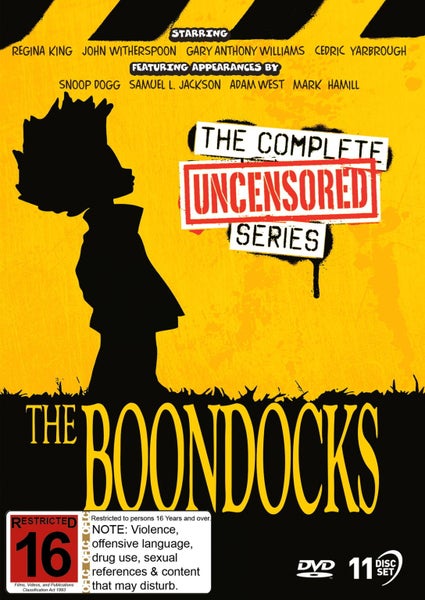THE BOONDOCKS - THE COMPLETE UNCENSORED SERIES (11DVD) Carousel 1