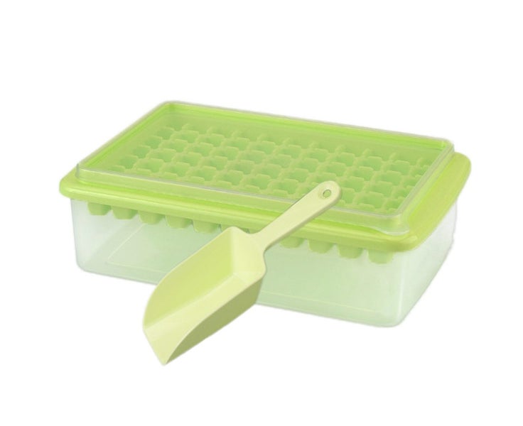 Small Ice Cube Tray with Lid and Bin,Comes with Ice Cube Bin,Scoop and Cover, Carousel 2