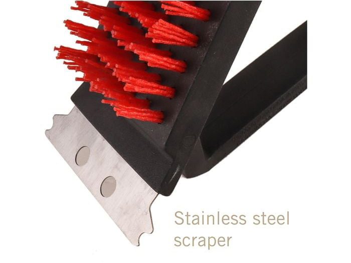 3-In-1 BBQ Cleaning Brush - Scraper, Brush & Scrubber Carousel 4
