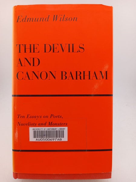 The Devils And Canon Barham by Edmund Wilson64238002529155110