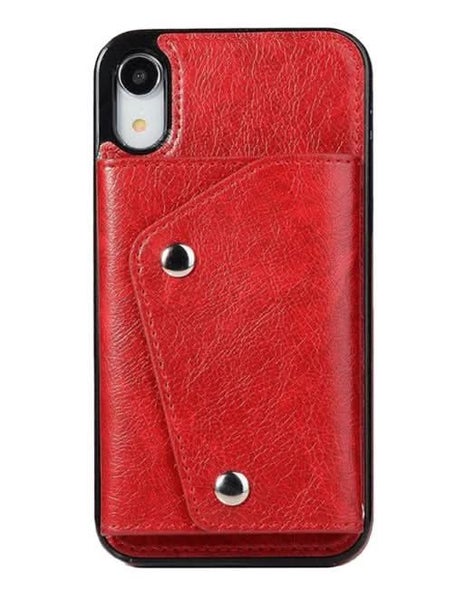 For iPhone XR Luxury Leather Wallet Shockproof Case Cover Carousel 1