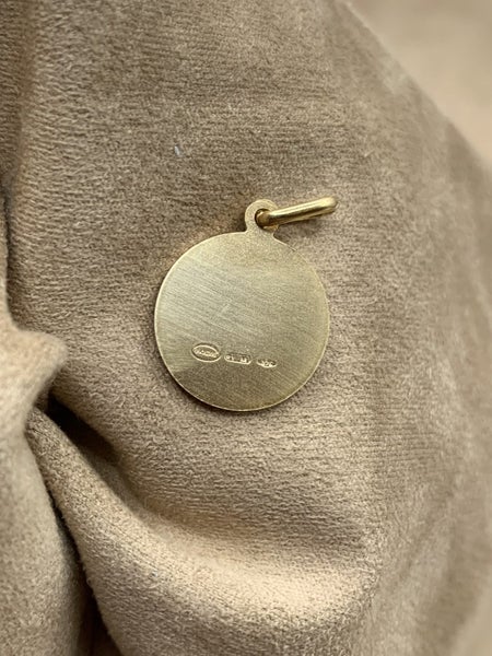 "SWEET GIFT" 9ct Gold St Christopher Pendant Charm *THE PERFECT GIFT* Carousel 3