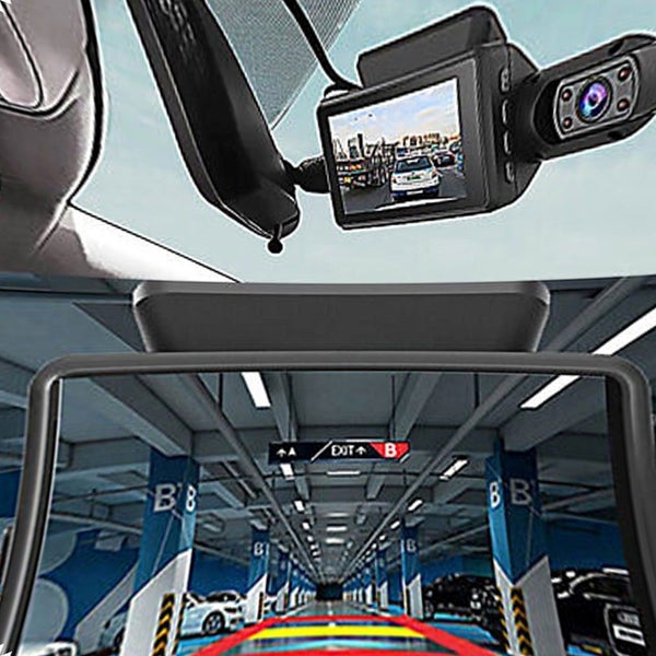 HD 1080P Car Dual Lens Dash Cam Front and Rear Video Recorder Camera G-sensor Carousel 2