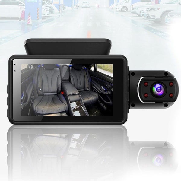 HD 1080P Car Dual Lens Dash Cam Front and Rear Video Recorder Camera G-sensor Carousel 4