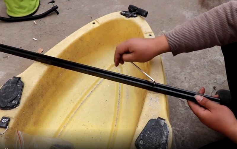 Kayak Outrigger Canoe Boat Standing Float Stabilizer PVC Inflatable Outrigger Carousel 12