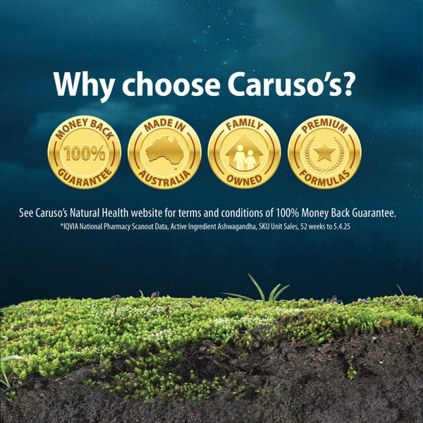 Caruso's Super Magnesium + Ashwagandha 42 Tablets Carousel 5