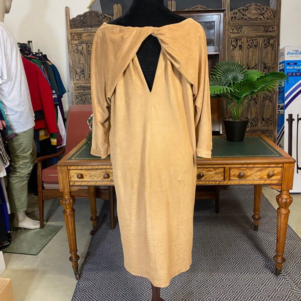 Chic Turet Knuefermann Camel Dress – Size S Carousel 2