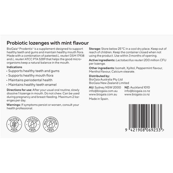 BioGaia Prodentis Lozenge Mint 10 Pack Carousel 2