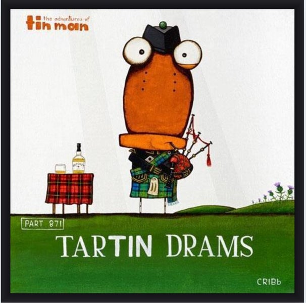 Tartin Drams - Boxed Frame Print Carousel 1