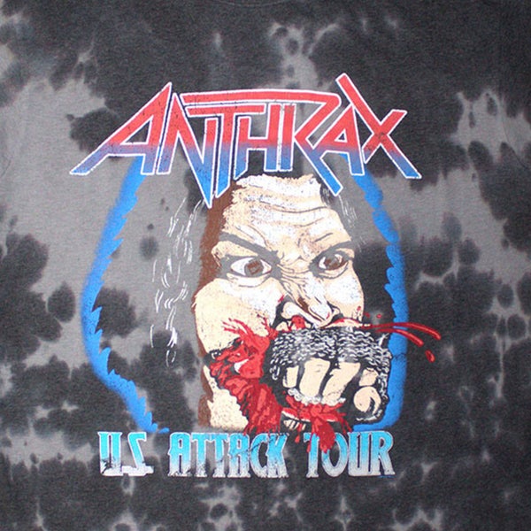 Anthrax Fistful Of Metal Dip Dye T Shirt Carousel 2