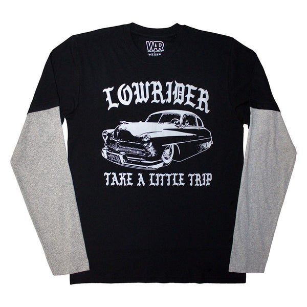 War Low Rider Band Logo Layered Long Sleeve T Shirt Carousel 1