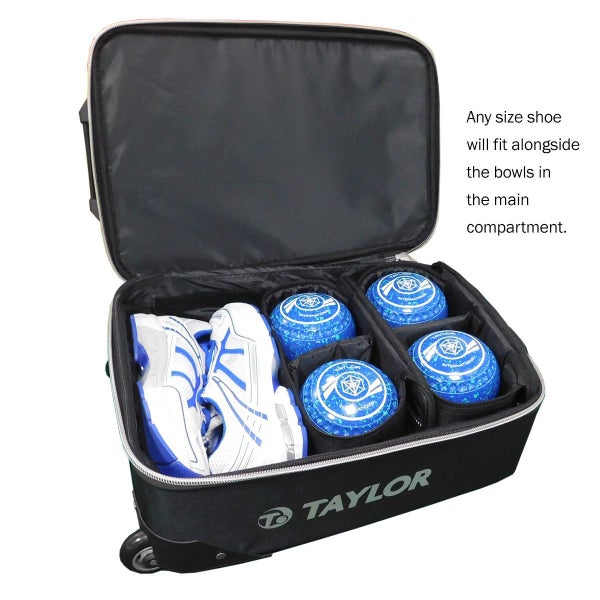 Taylor Tourer Lawn Bowls Bag - Blue Carousel 3