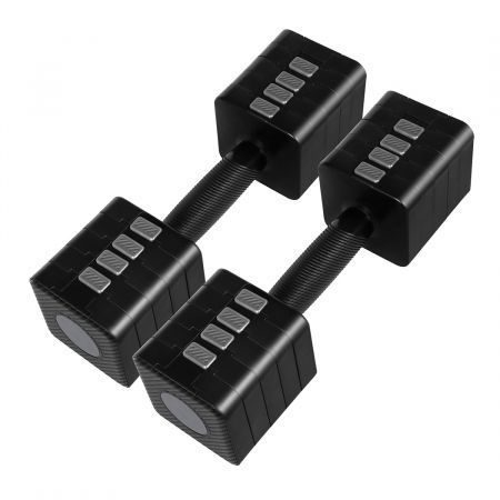 Centra A Pair 2.8KG-10KG Dumbbells Black Carousel 1