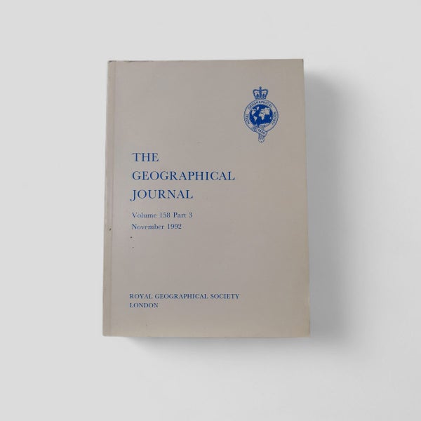 The Geographical Journal Volume 156 Part 3 November 199064818107592065110