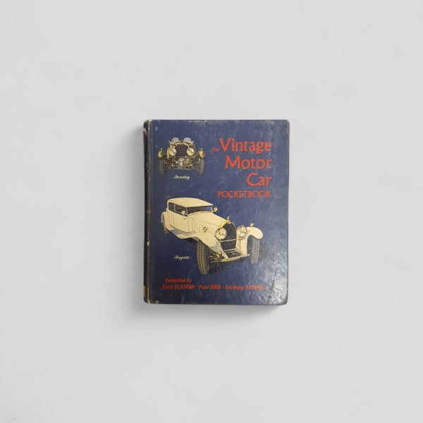 The Vintage Motor Car Pocketbook compiled by Cecil Clutton, Paul Bird & Antho...64813569260162110