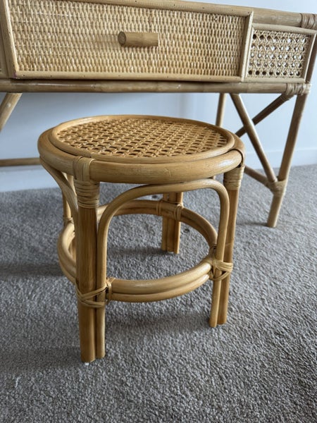 Kids rattan Table & chair with mirror Carousel 6