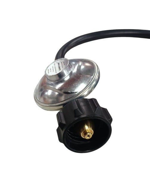 LPG QCC Gas Regulator with 1.5m PVC Hose 1/4" Swivel Nut Carousel 2